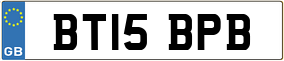 Truck License Plate